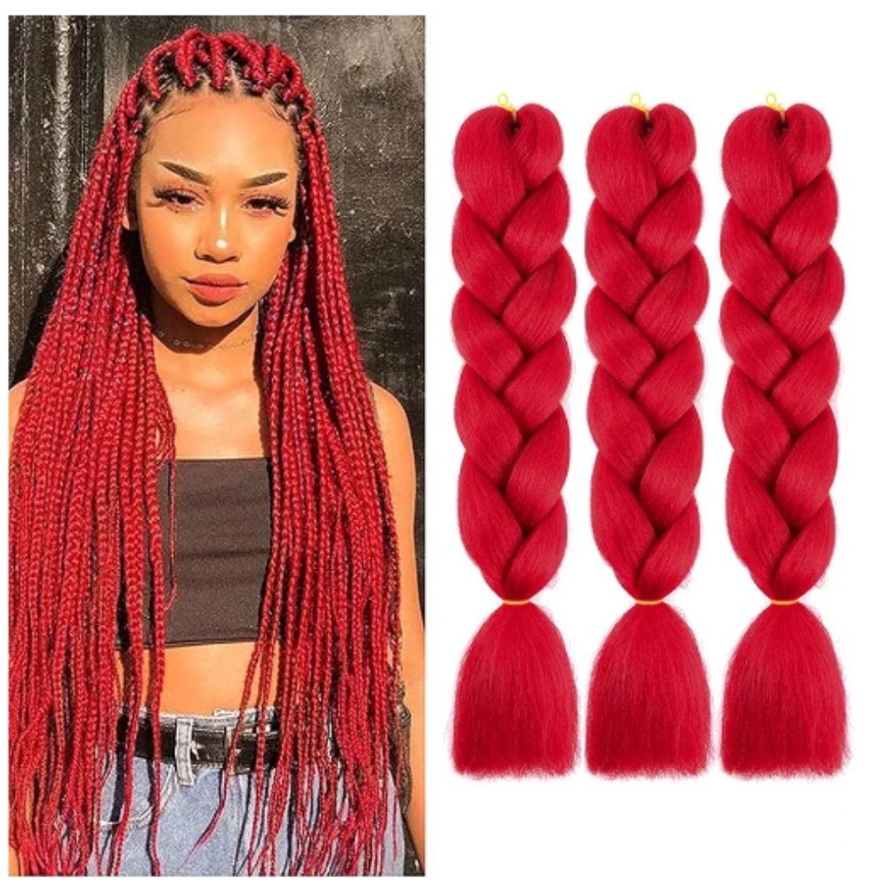 AFNOTE Pre Stretched Braiding Hair Extensions for Braids 20 Inch 6 Packs NWT